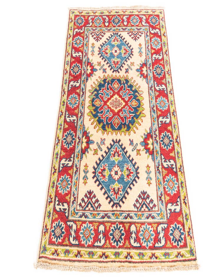 Detail image of  2' 7 x 4' 3  Hand Knotted Kazak Rug