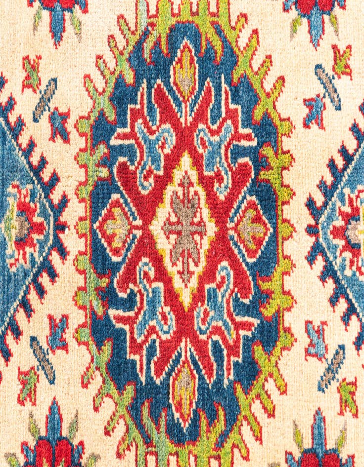 Detail image of  2' 7 x 4' 3  Hand Knotted Kazak Rug