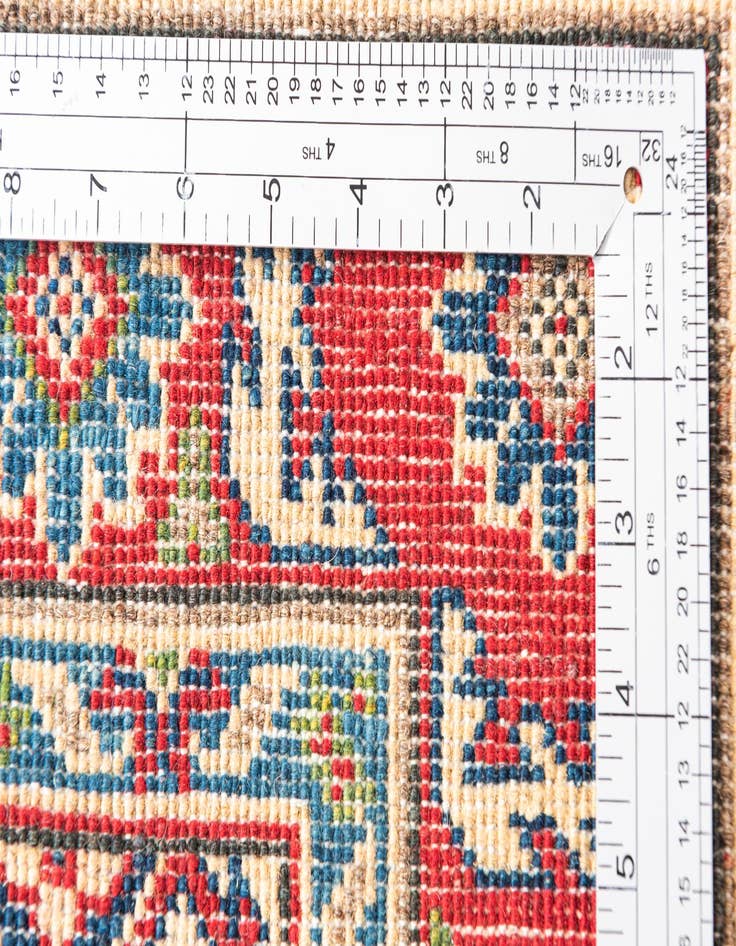 Detail image of  2' 7 x 4' 3  Hand Knotted Kazak Rug