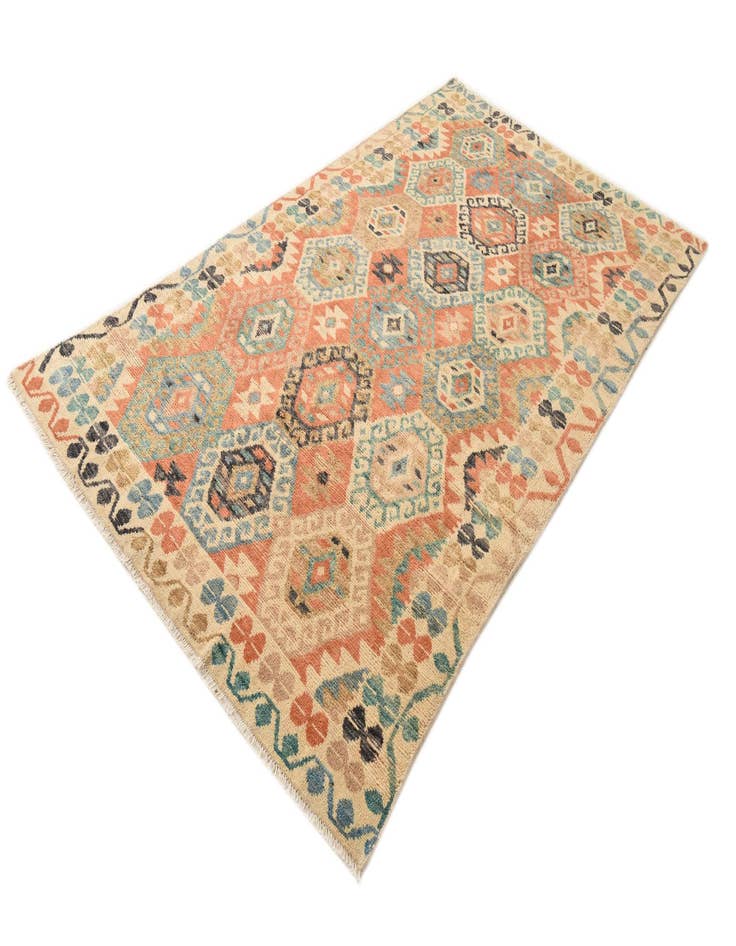 Detail image of  5' 8 x 10'  Hand Knotted Kazak Wool Rug