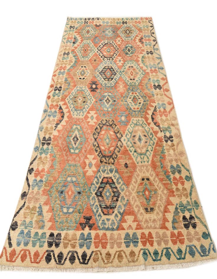 Detail image of  5' 8 x 10'  Hand Knotted Kazak Wool Rug