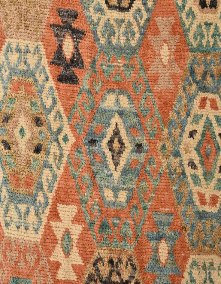 Detail image of  5' 8 x 10'  Hand Knotted Kazak Wool Rug