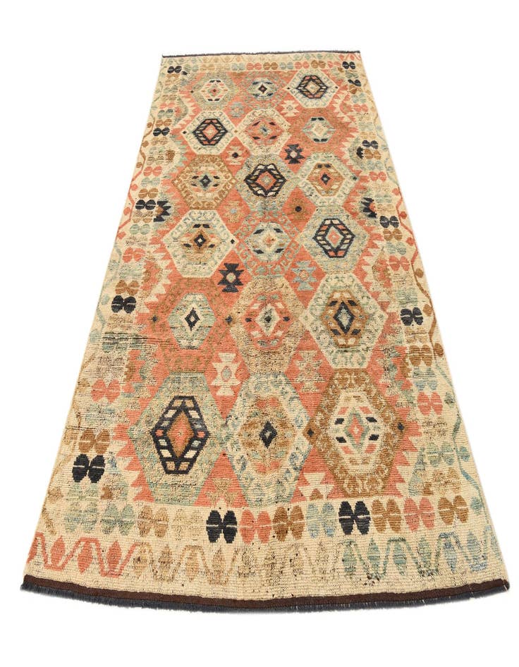 Detail image of  6' 4 x 10'  Hand Knotted Kazak Wool Rug