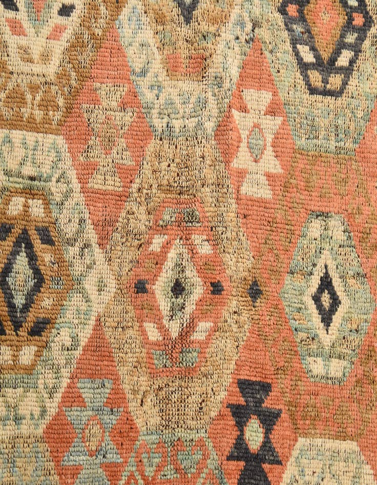 Detail image of  6' 4 x 10'  Hand Knotted Kazak Wool Rug