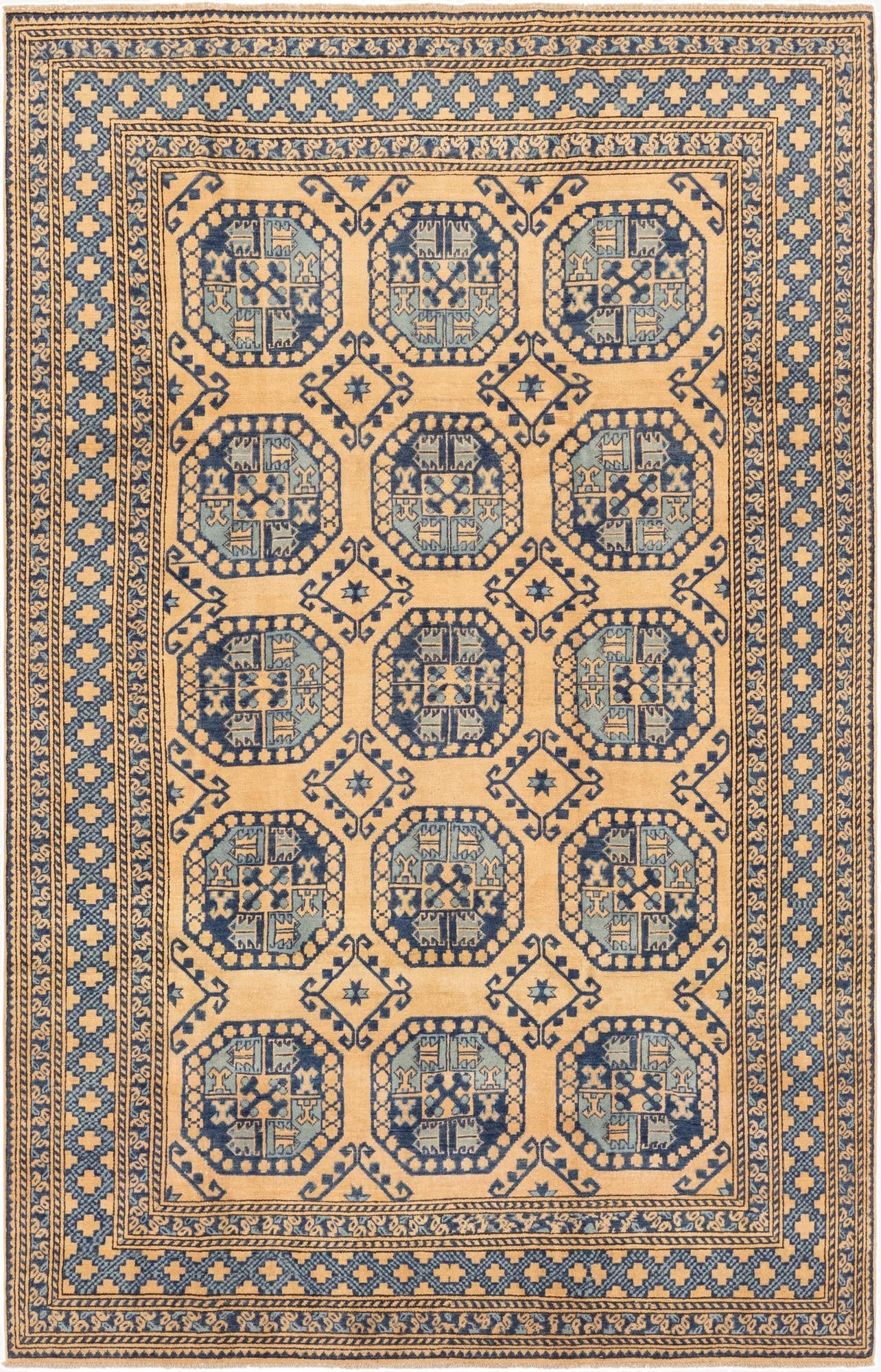  6' 6 x 10'  Hand Knotted Kazak Rug