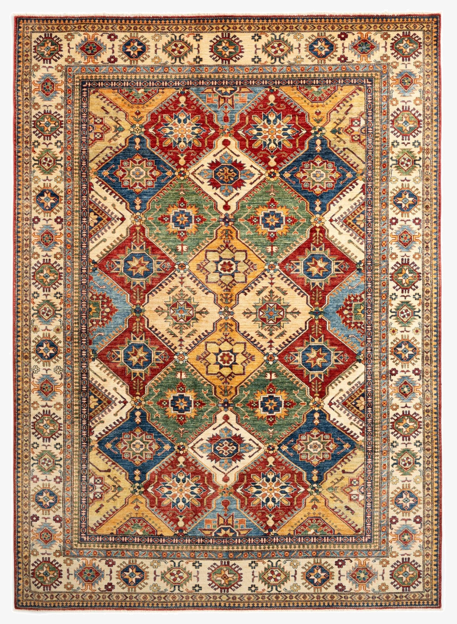  7' 11 x 11' Kazak Wool Rug
