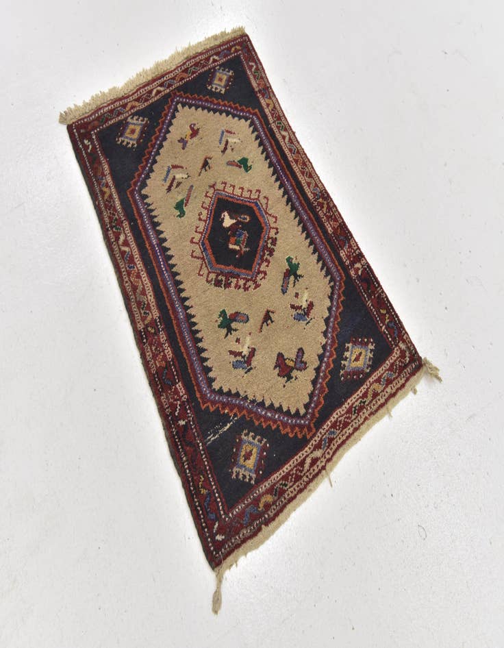 Detail image of 2' 2 x 3' 2 Hand Knotted Kelardasht Persian Wool Rug