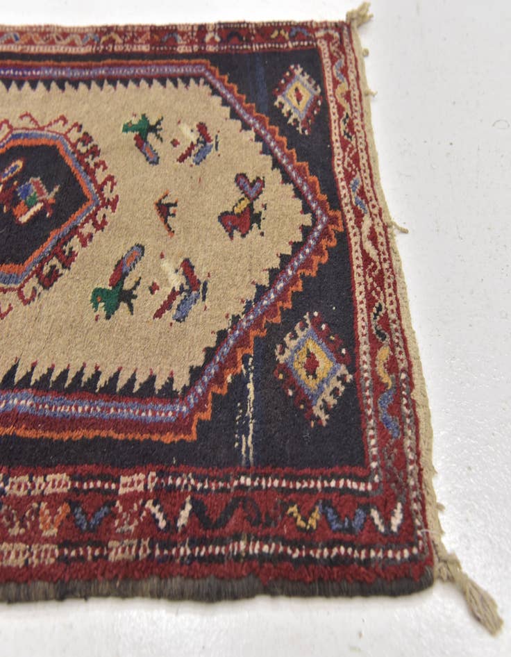 Detail image of 2' 2 x 3' 2 Hand Knotted Kelardasht Persian Wool Rug