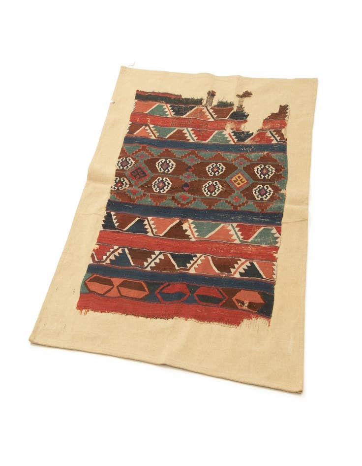 Detail image of  3' 3 x 4' 11 Kelim Rug