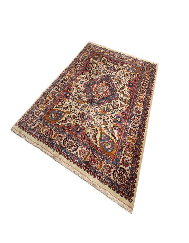 Detail image of  7' 10 x 10' 10 Kerman Wool Rug