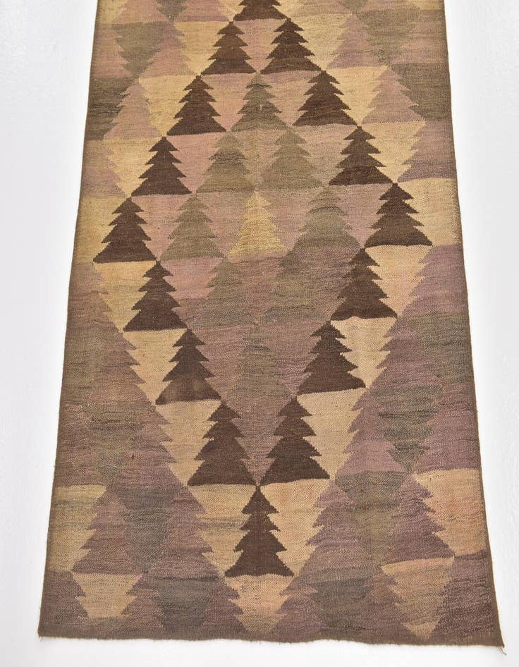 Detail image of  3' 2 x 5' 8  Hand Woven Kilim Fars Wool Rug