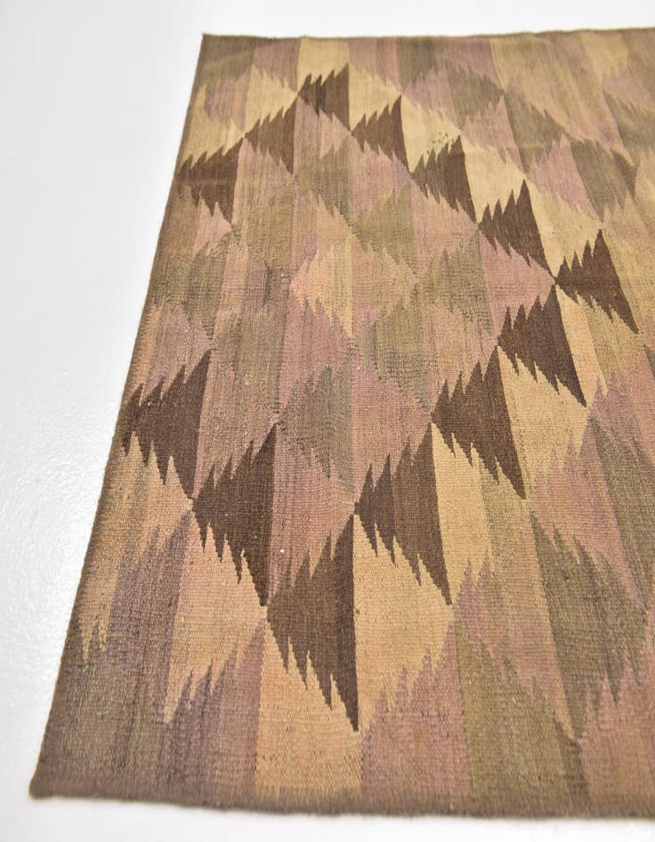 Detail image of  3' 2 x 5' 8  Hand Woven Kilim Fars Wool Rug