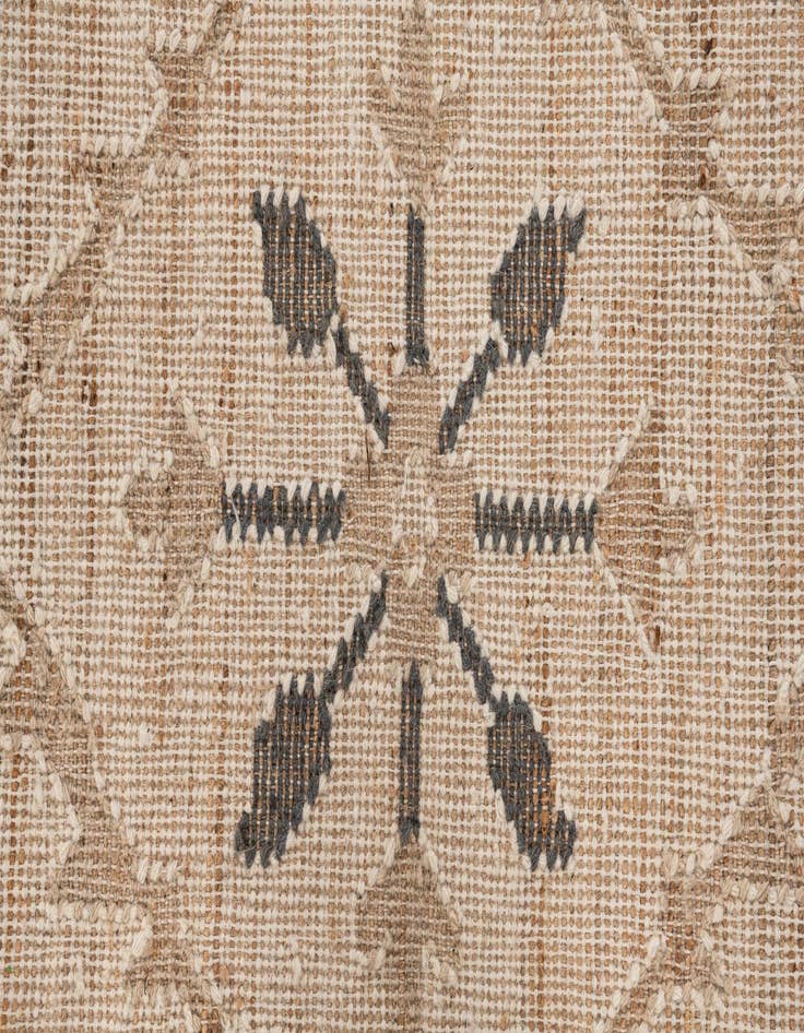 Detail image of 5' 2 x 8' Hand Woven Kilim Jute Rug