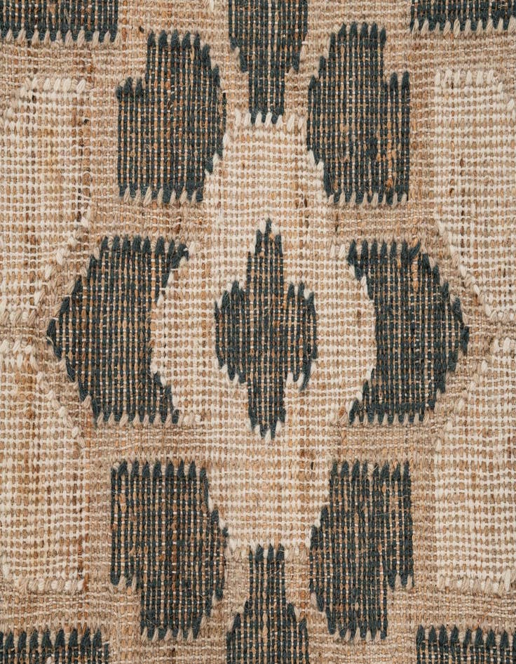 Detail image of 5' 3 x 8' Hand Woven Kilim Jute Rug