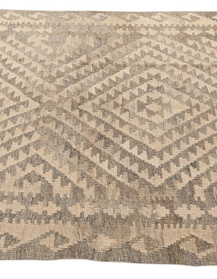 Detail image of  3' 6 x 5'  Hand Woven Kilim Maymana Wool Rug