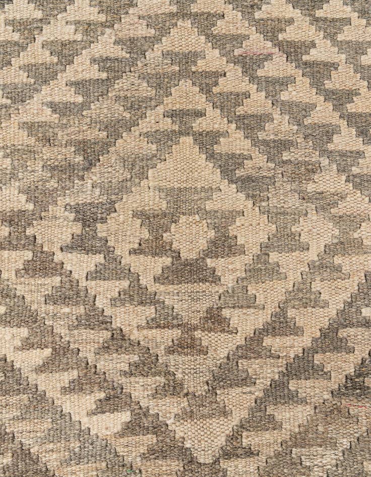 Detail image of  3' 6 x 5'  Hand Woven Kilim Maymana Wool Rug