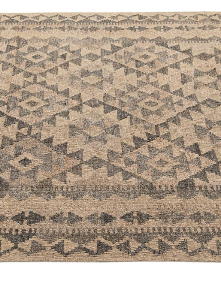 Detail image of  3' 10 x 5' 10  Hand Woven Kilim Maymana Wool Rug