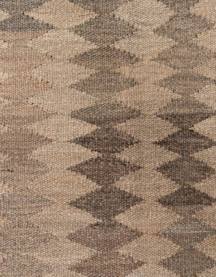 Detail image of  5' 1 x 6' 11  Hand Woven Kilim Maymana Wool Rug