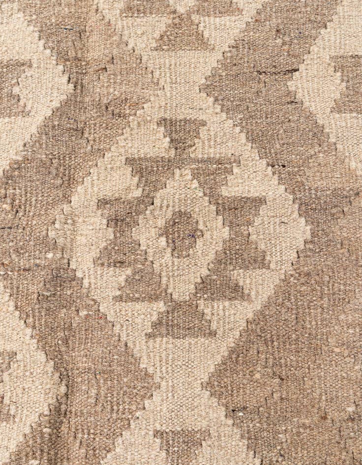 Detail image of  6' x 7' 10  Hand Woven Kilim Maymana Wool Rug