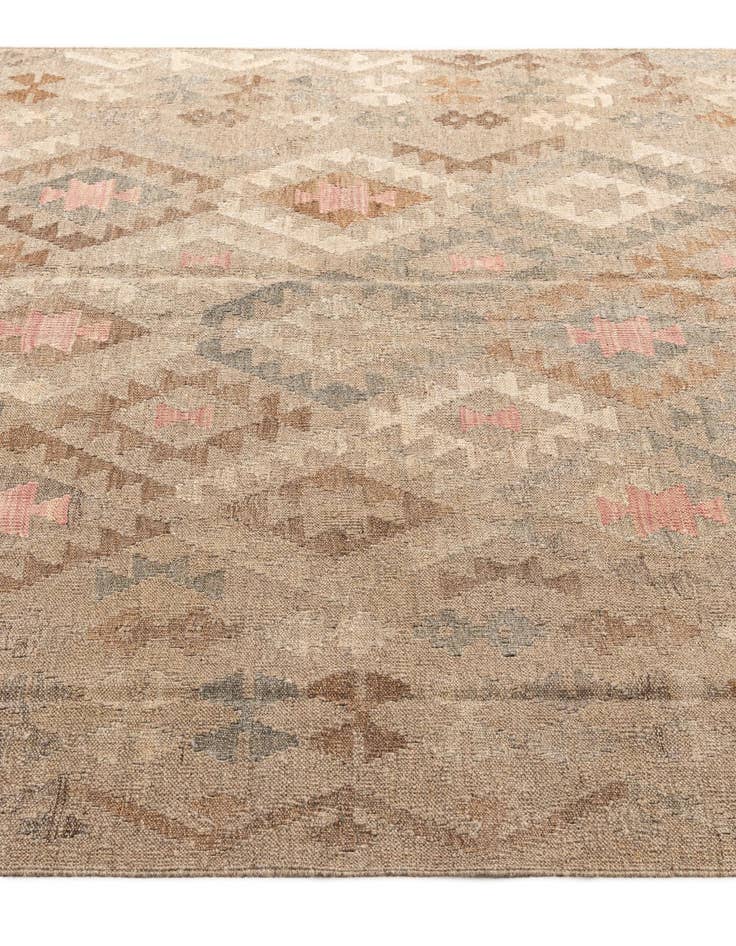 Detail image of  5' 10 x 7' 10  Hand Woven Kilim Maymana Wool Rug