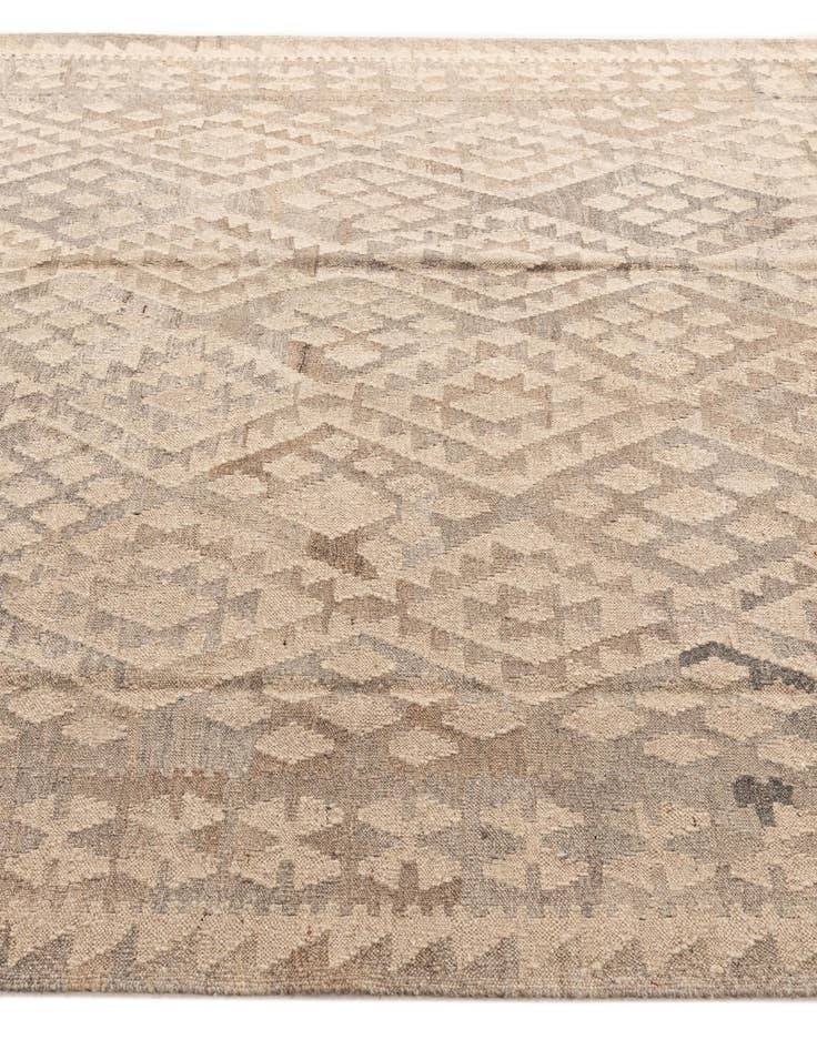 Detail image of  6' 4 x 8' 1  Hand Woven Kilim Maymana Wool Rug