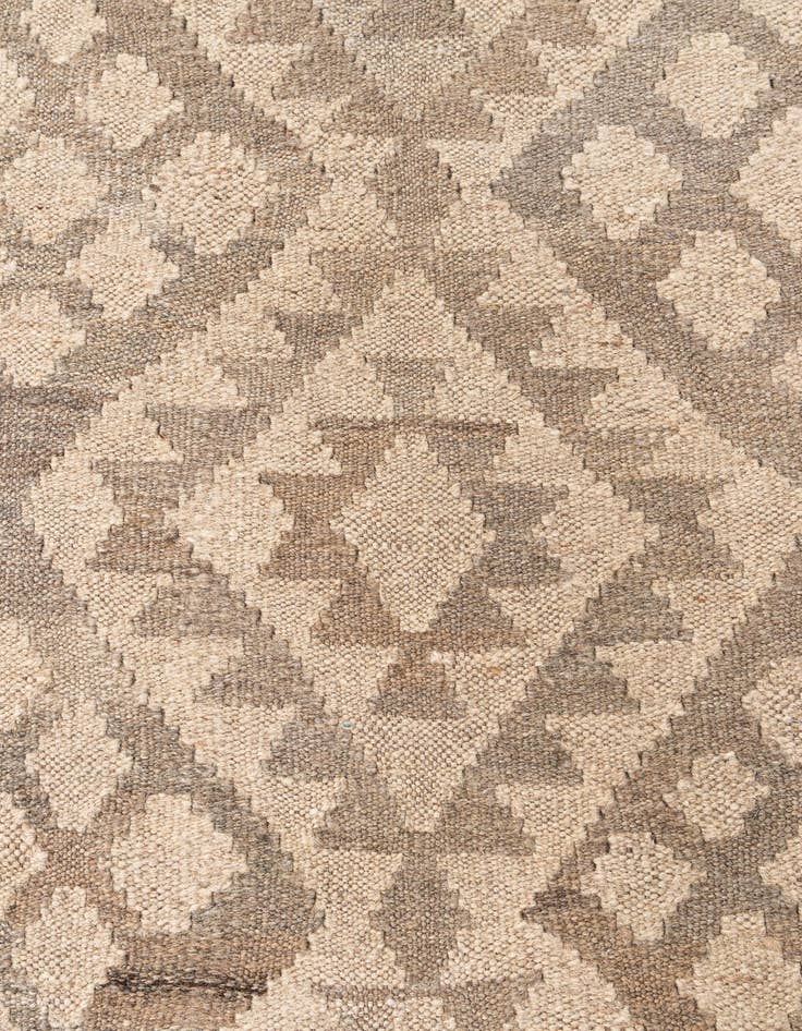 Detail image of  6' 4 x 8' 1  Hand Woven Kilim Maymana Wool Rug