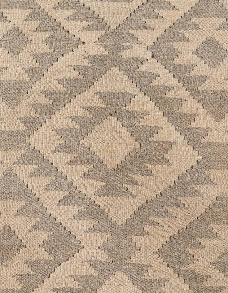 Detail image of  6' 2 x 9' 1  Hand Woven Kilim Maymana Wool Rug