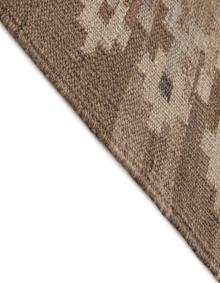 Detail image of  6' 3 x 9' 8  Hand Woven Kilim Maymana Wool Rug