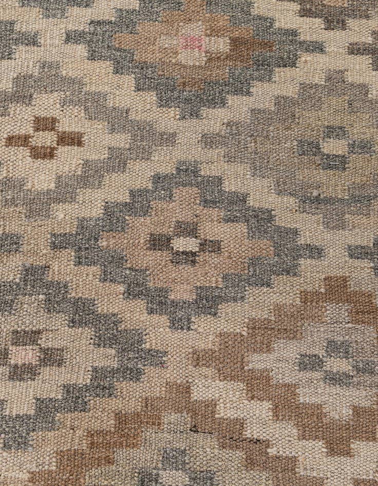 Detail image of  6' 3 x 9' 8  Hand Woven Kilim Maymana Wool Rug