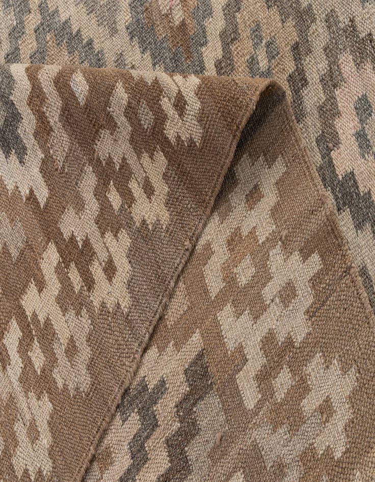 Detail image of  6' 3 x 9' 8  Hand Woven Kilim Maymana Wool Rug