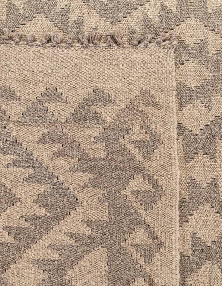 Detail image of  6' 3 x 9' 6  Hand Woven Kilim Maymana Wool Rug