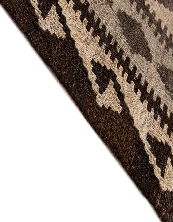 Detail image of  6' 3 x 9' 8  Hand Woven Kilim Maymana Wool Rug