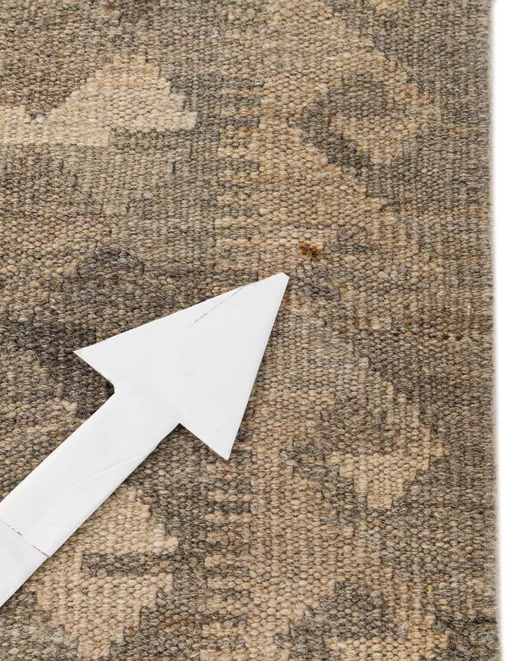 Detail image of  6' 9 x 9' 10  Hand Woven Kilim Maymana Wool Rug