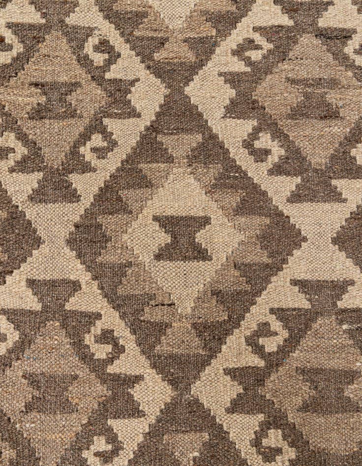 Detail image of  6' 11 x 9' 9  Hand Woven Kilim Maymana Wool Rug