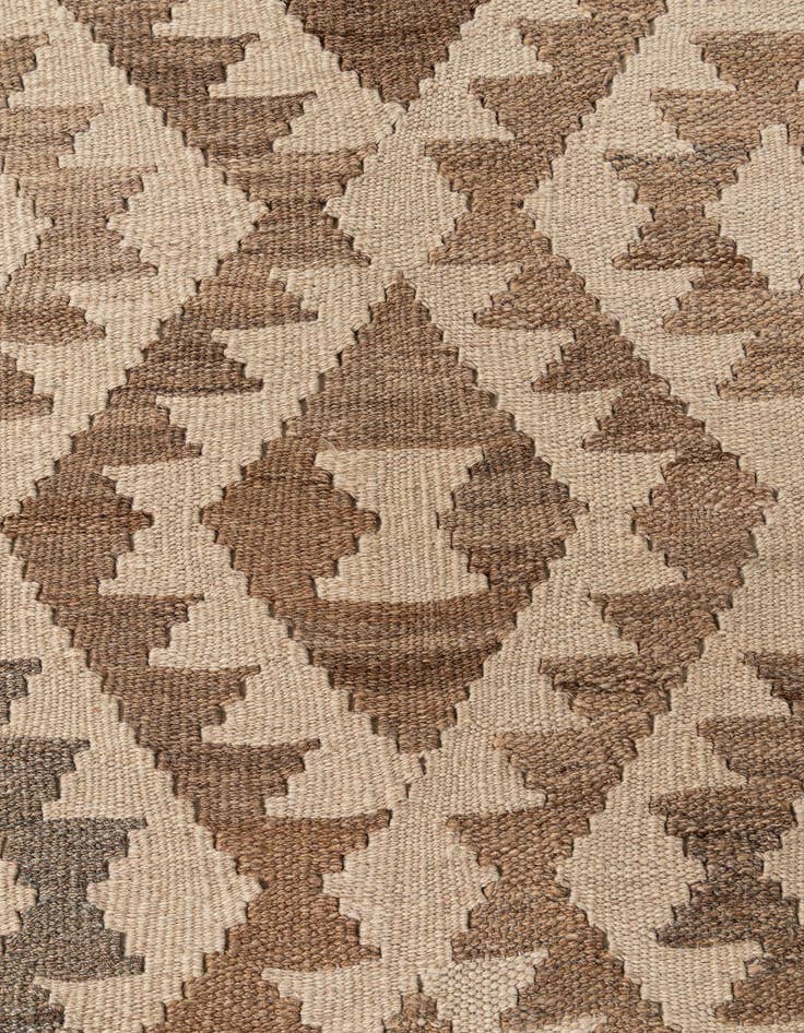 Detail image of  7' 1 x 9' 8  Hand Woven Kilim Maymana Wool Rug