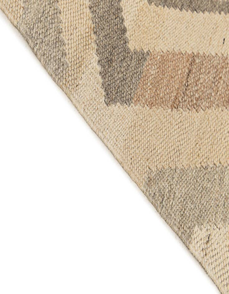 Detail image of  6' 9 x 9' 9  Hand Woven Kilim Maymana Wool Rug