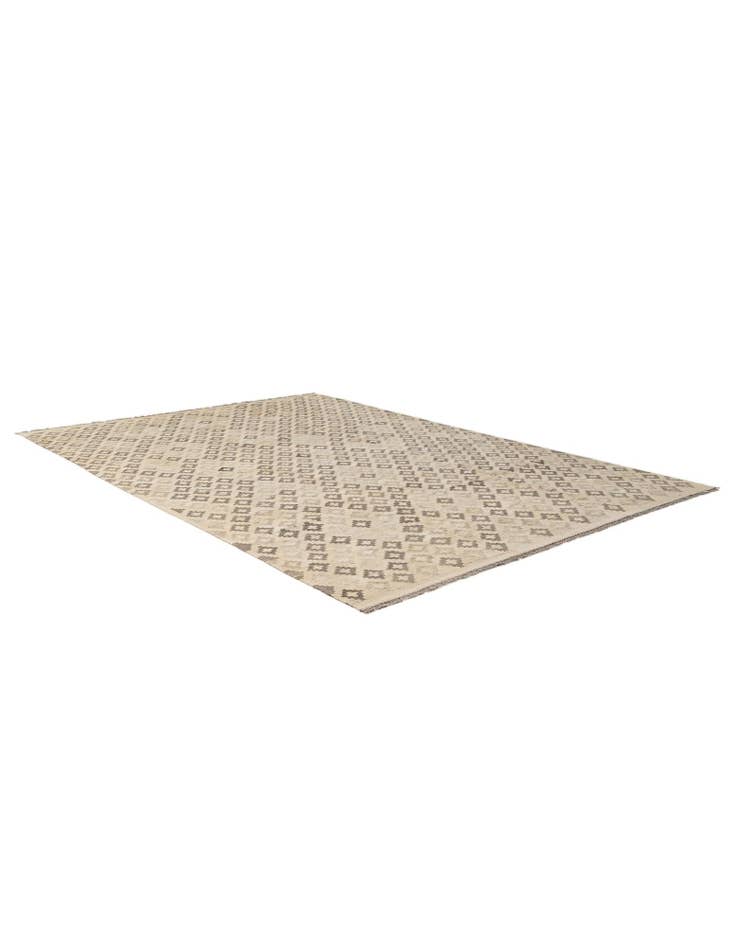 Detail image of  6' 9 x 9' 8  Hand Woven Kilim Maymana Wool Rug