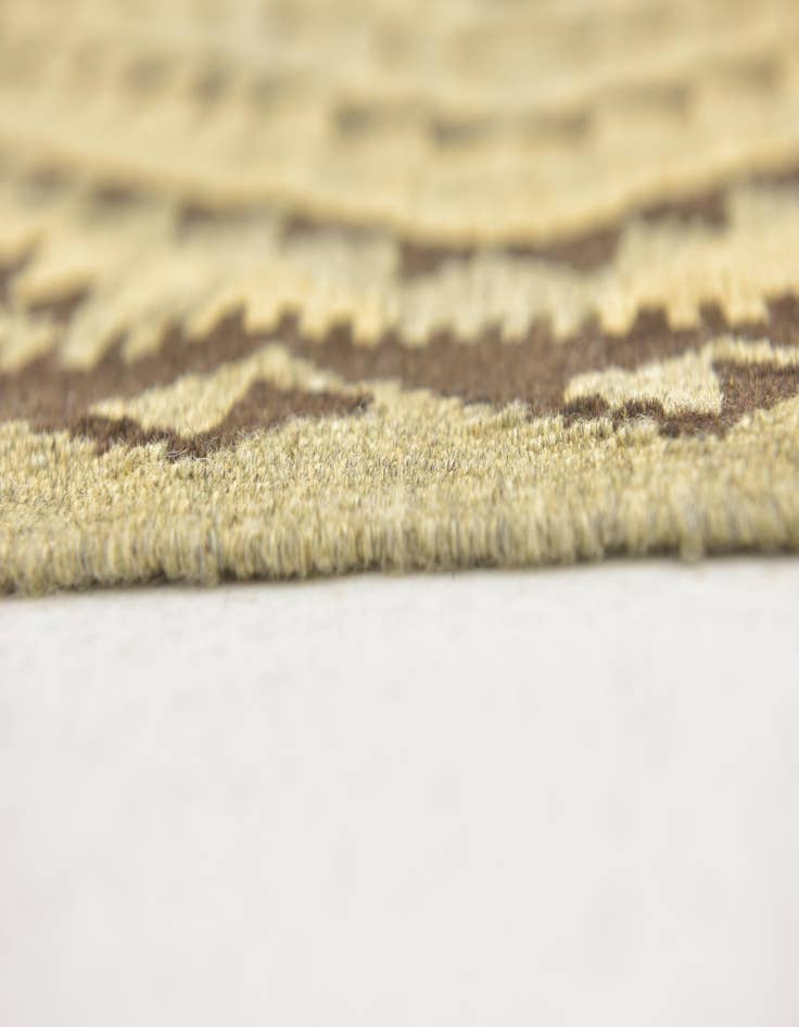 Detail image of  2' 10 x 4'  Hand Woven Kilim Maymana Wool Rug