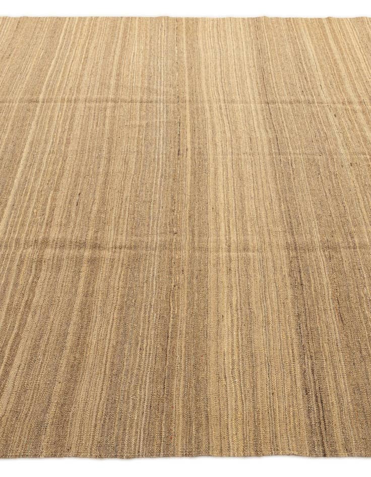 Detail image of  7' 1 x 9' 4  Hand Woven Kilim Modern Wool Rug