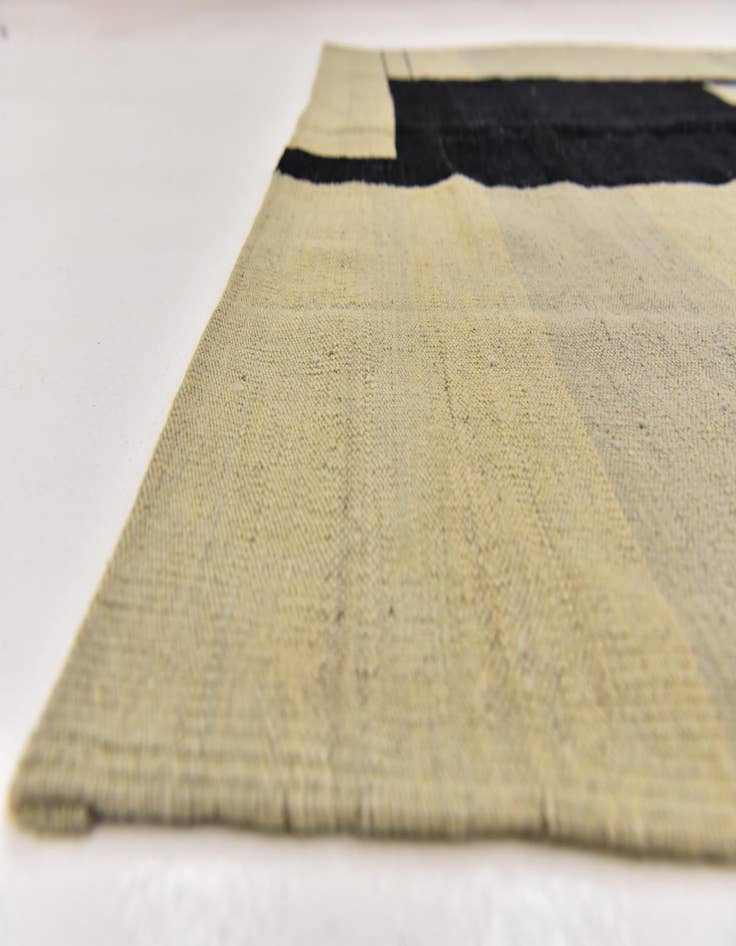 Detail image of  5' x 6' 6  Hand Woven Kilim Modern Wool Rug