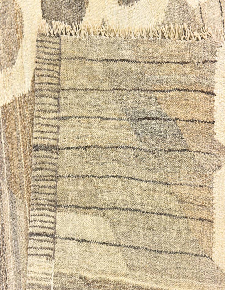 Detail image of  9' x 12' 3  Hand Woven Kilim Modern Wool Rug