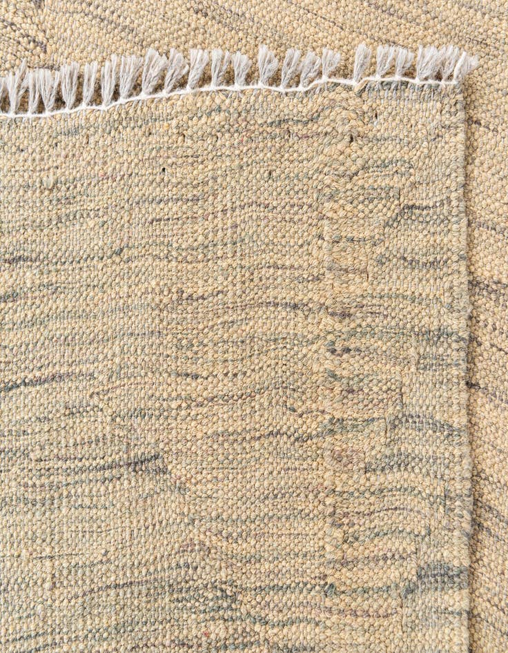 Detail image of  5' 8 x 8' 3  Hand Woven Kilim Modern Wool Rug