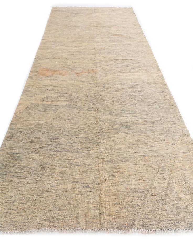 Detail image of  6' 3 x 10' 2  Hand Woven Kilim Modern Wool Rug