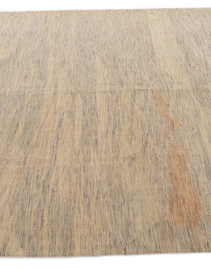 Detail image of  6' 3 x 10' 2  Hand Woven Kilim Modern Wool Rug