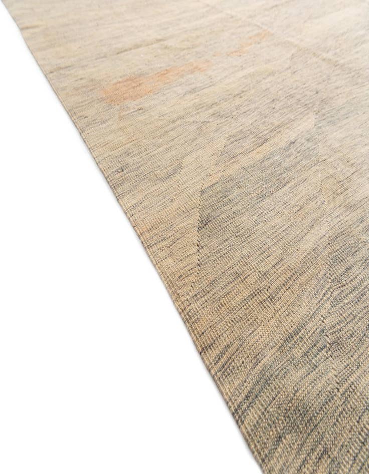 Detail image of  6' 3 x 10' 2  Hand Woven Kilim Modern Wool Rug