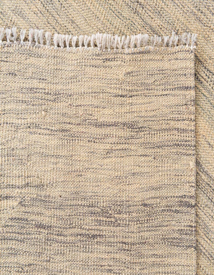 Detail image of  6' 3 x 10' 2  Hand Woven Kilim Modern Wool Rug