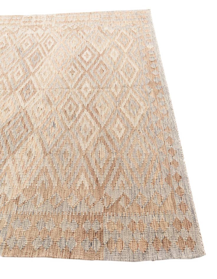 Detail image of  5' 7 x 7' 9  Hand Woven Kilim Modern Wool Rug