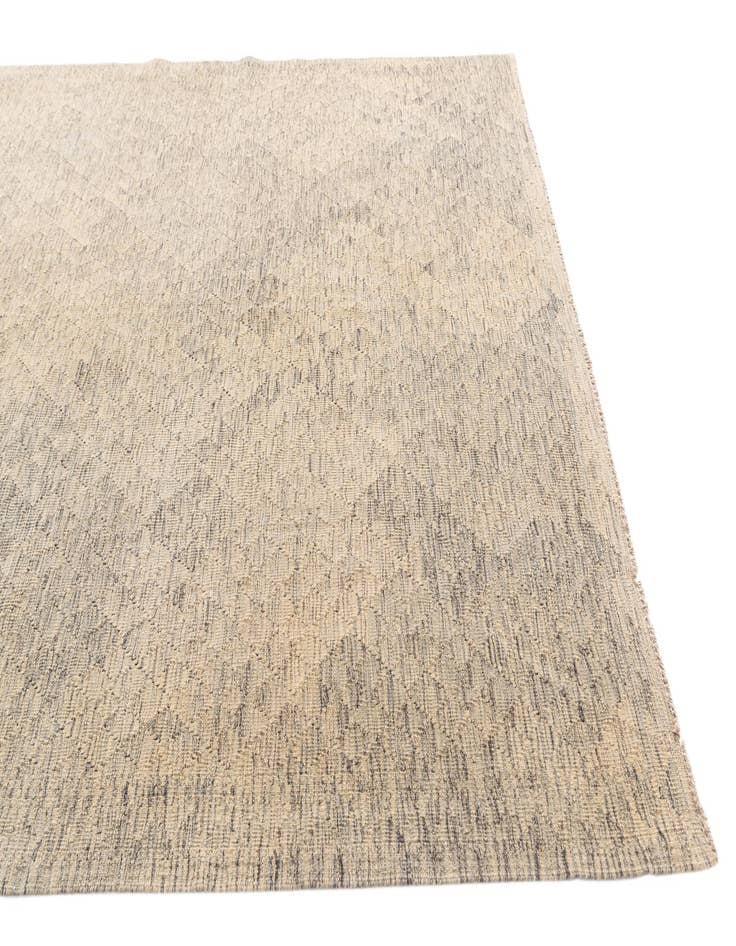 Detail image of  6' 6 x 9' 7  Hand Woven Kilim Modern Wool Rug