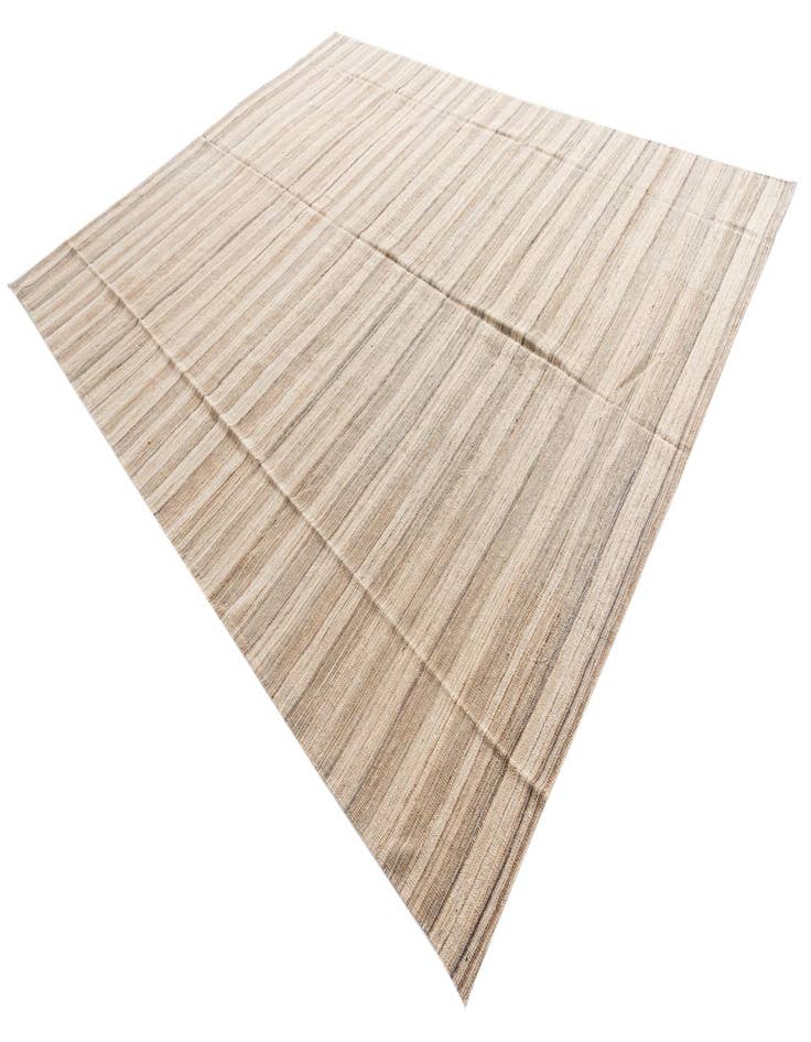 Detail image of  9' 10 x 12' 10  Hand Woven Kilim Modern Wool Rug