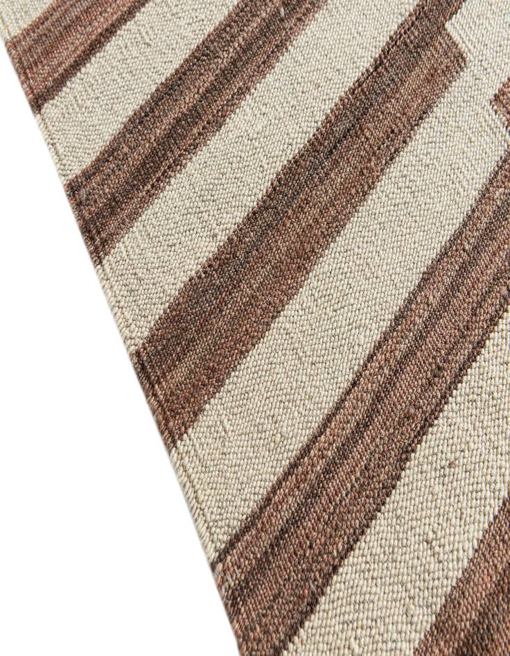 Detail image of  4' 3 x 5' 10  Hand Woven Kilim Modern Wool Rug